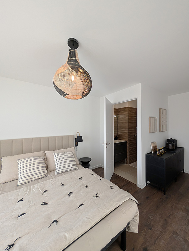 Agencement appartement témoin chambre