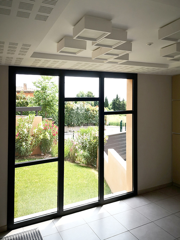 Agencement promotion immobilière hall